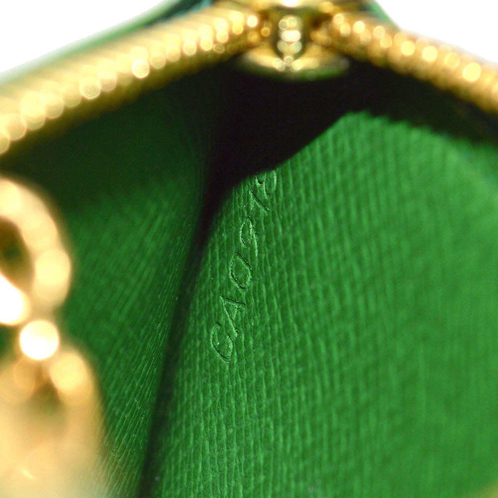 LOUIS VUITTON Epi Pochette Cles Coin Case Wallet Purse M63804 KK91101 - Picture 7 of 7